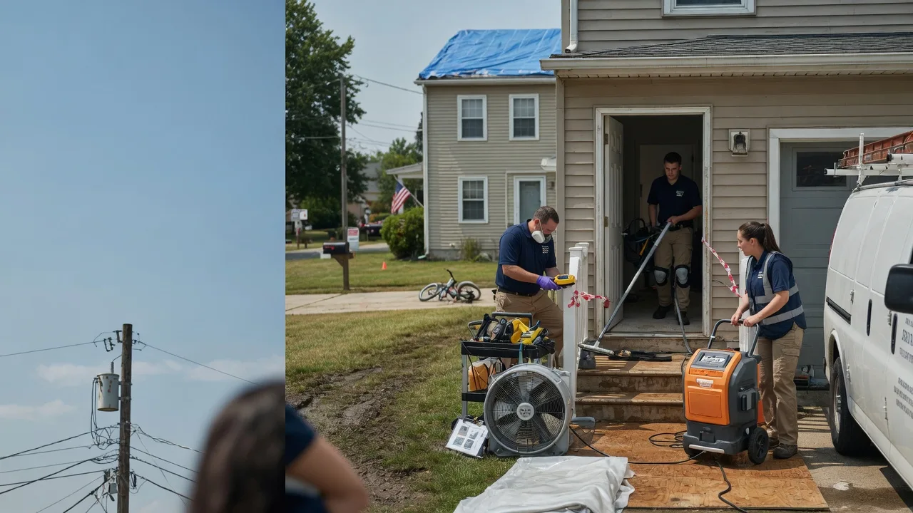 Water Damage Repair in Burket, IN near me